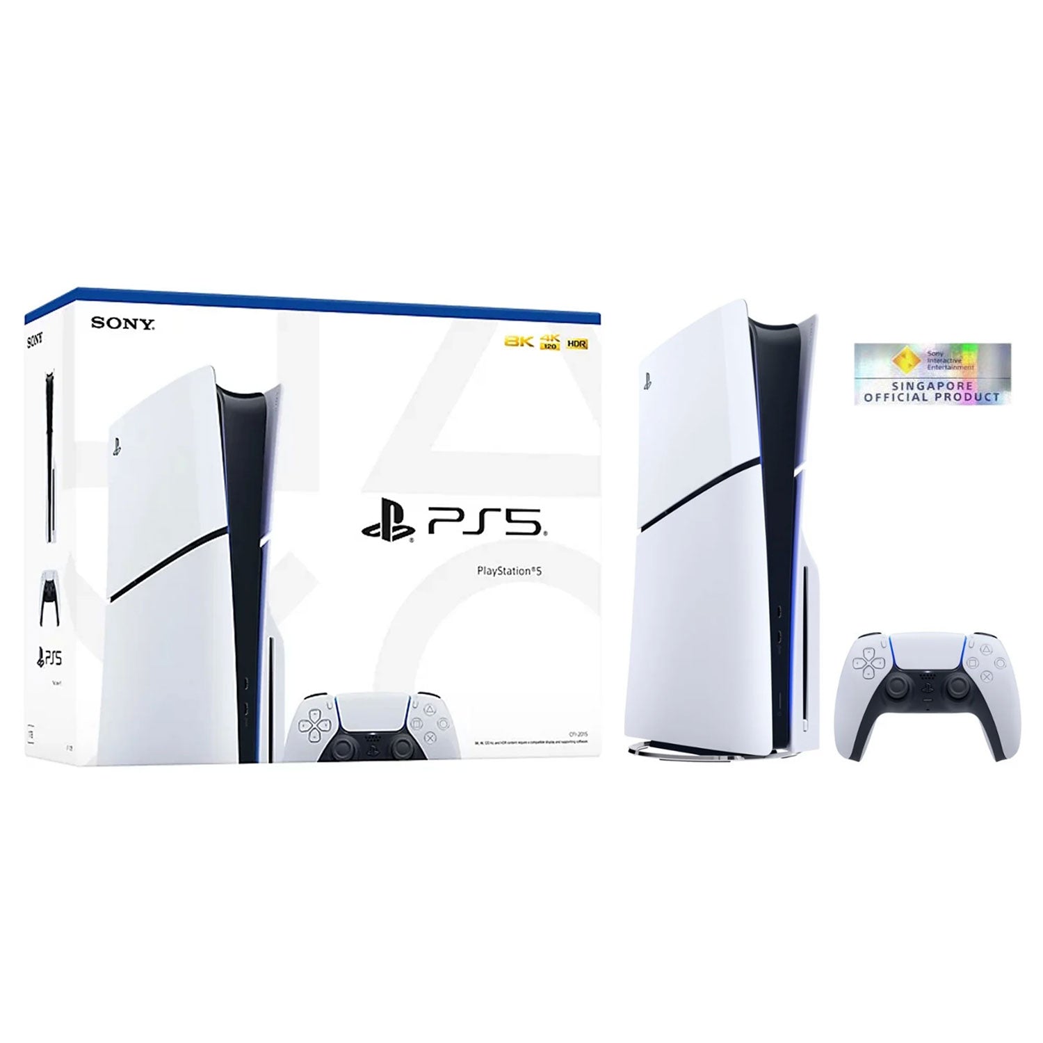 Sony PlayStation 5 Slim 1TB Disc Drive Console with 15 Months Warranty by Sony Singapore