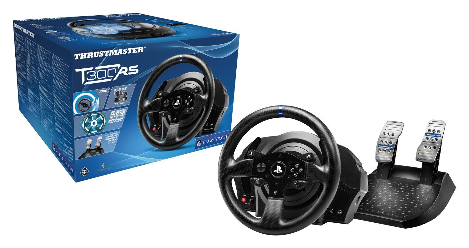 t300rs pedal Thrustmaster T300RS Force Feedback Racing Wheel (PS4/PS3/PC)