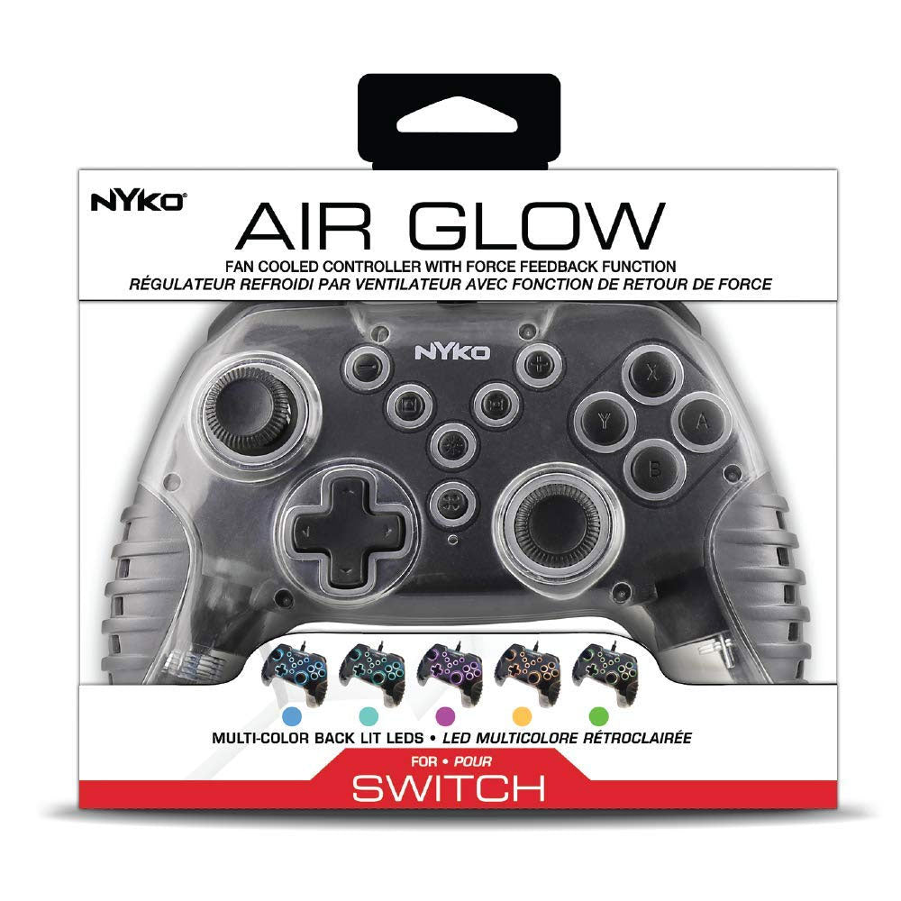 Nyko Air Glow LED Fan-Cooled Wired Controller for Nintendo Switch