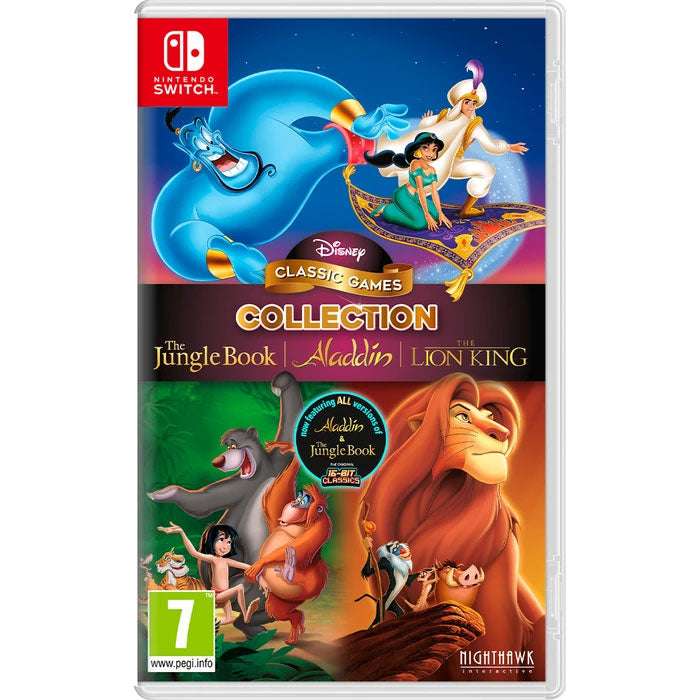 Nintendo Switch Disney Classic Games Collection: Aladdin, The Lion King, and The Jungle Book