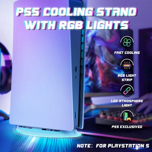IINE Cooling Fan Light Dock for the PS5
