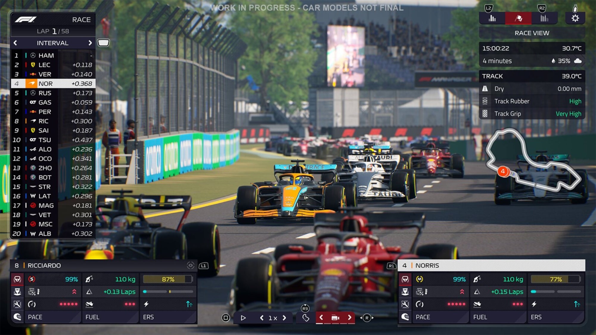 PS5 F1 Manager 2022