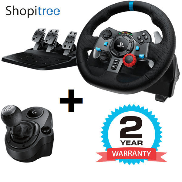 Logitech / G Force Steering Wheel with Shifter PS4/PS - Shopitree.com