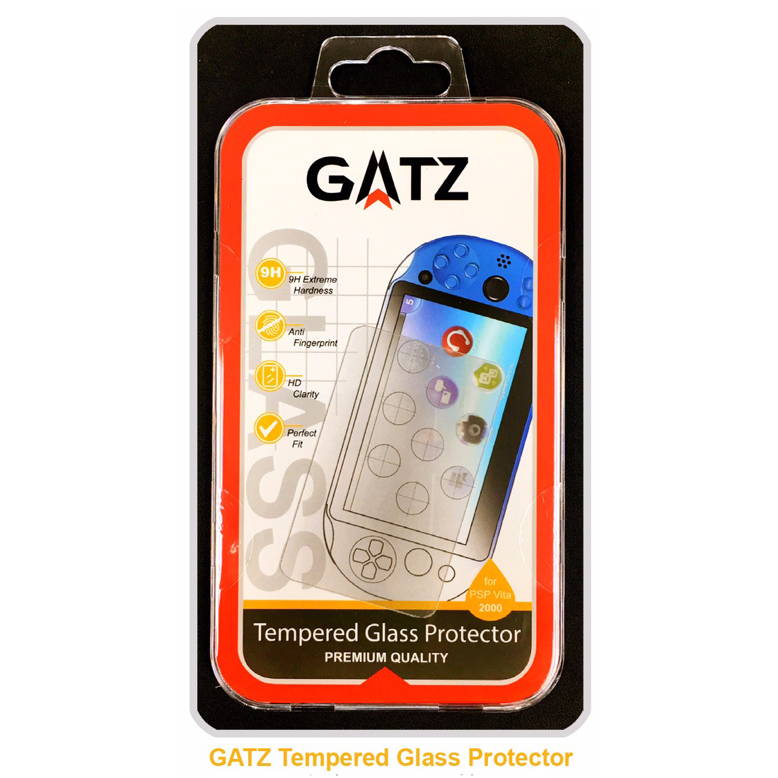 Gatz Premium Quality Tempered Glass Protector for PS Vita 2006 Series