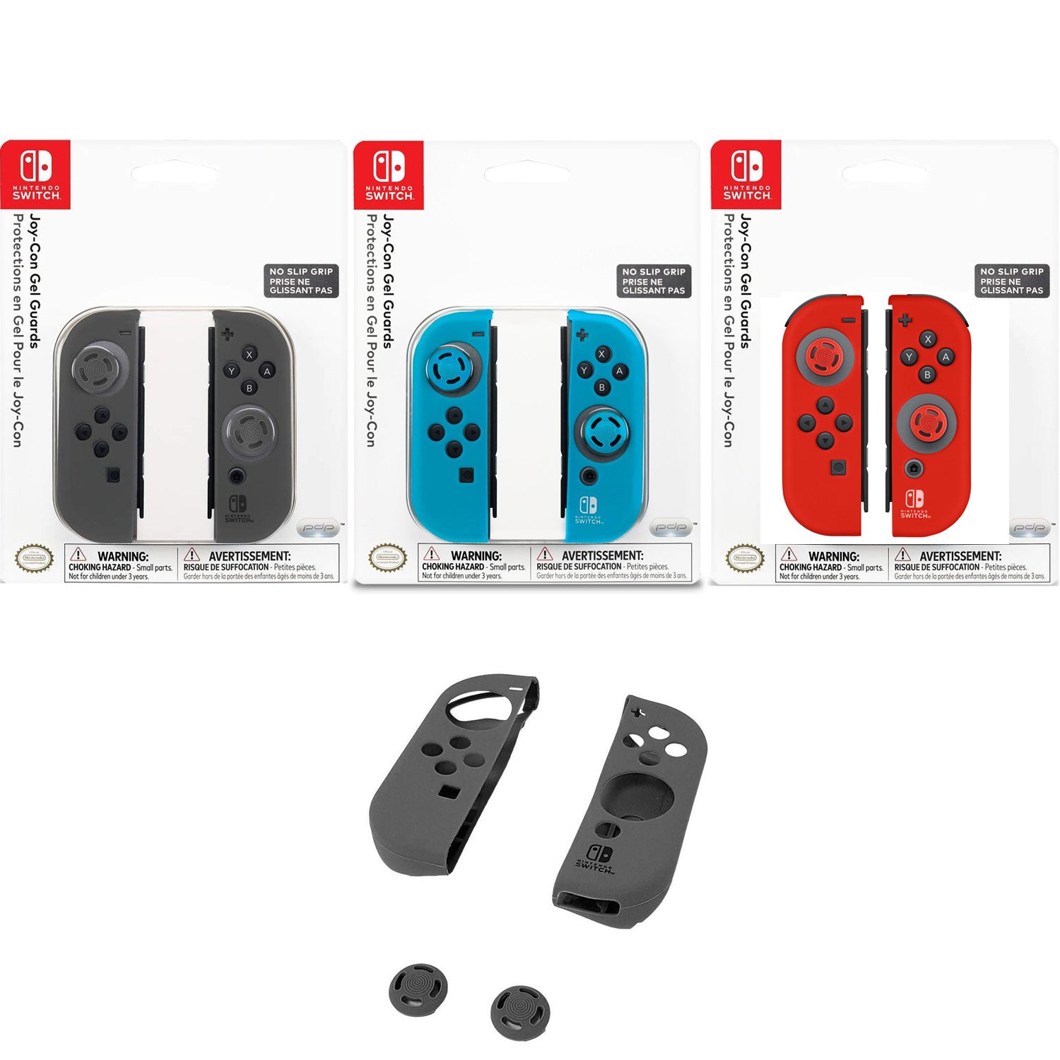 PDP Joy-Con Gel Guards for Nintendo Switch Joy-Con Controllers