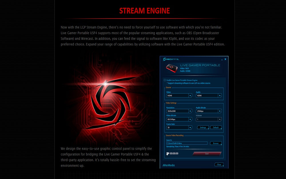 AVerMedia Live Gamer Portable Street Fighter IV Edition