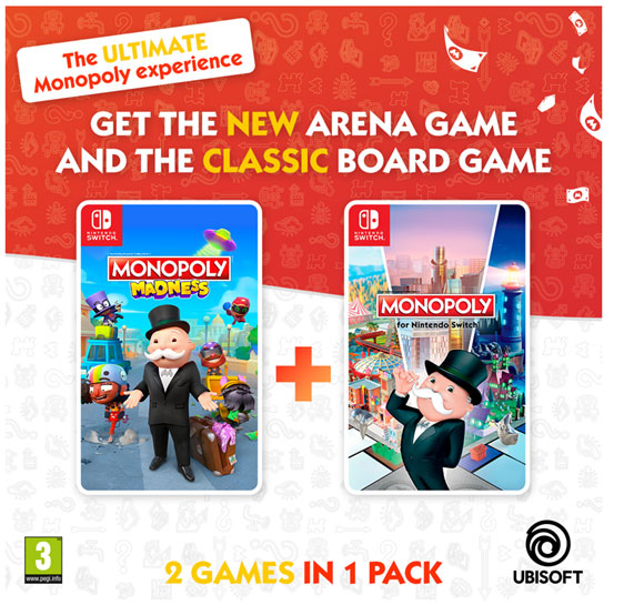 Nintendo Switch Monopoly + Monopoly Madness