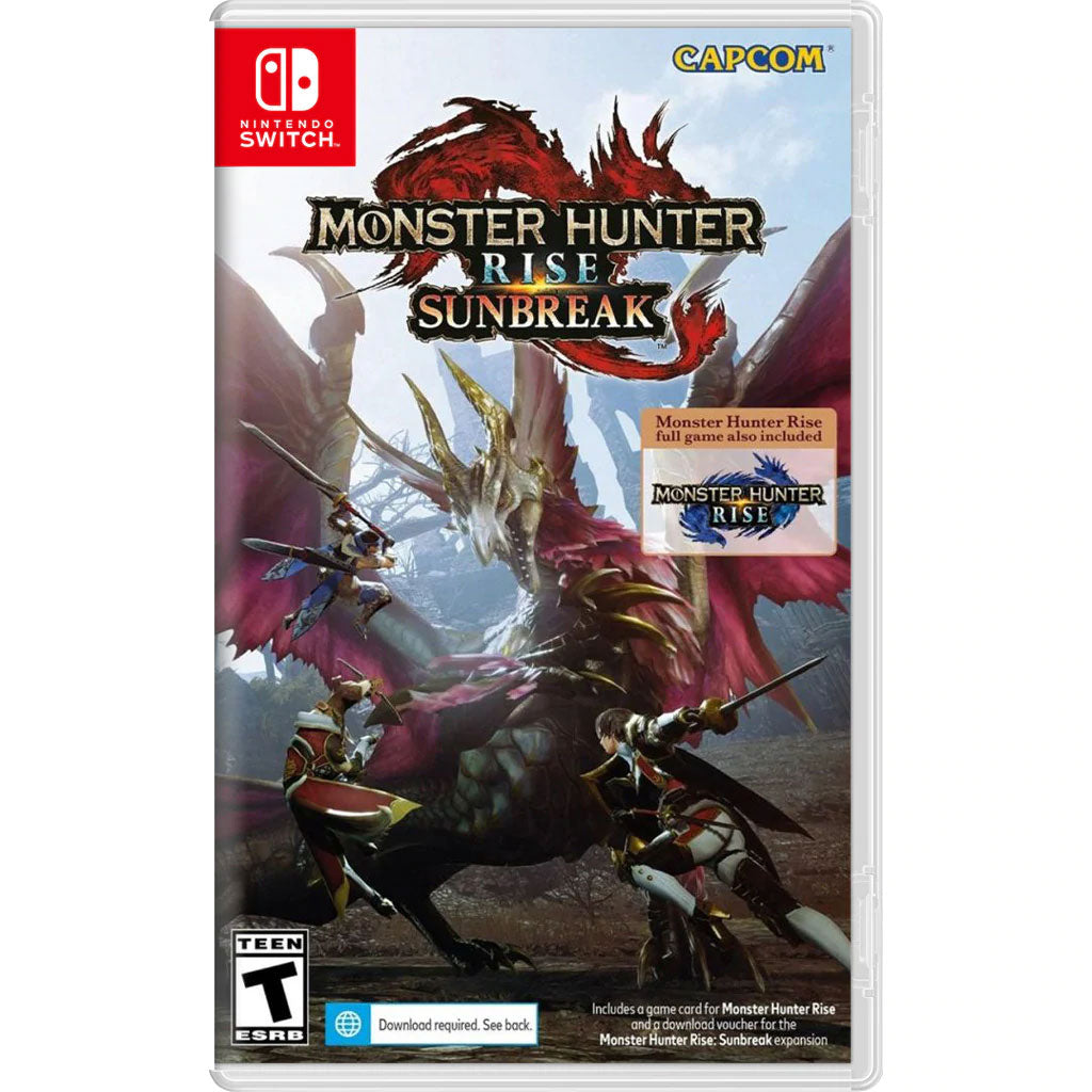 Nintendo Switch Monster Hunter Rise + Sunbreak Expansion Code
