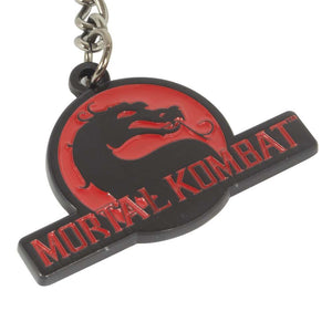 Mortal Kombat Logo Metal Keychain