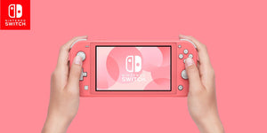 Nintendo Switch Lite Console Coral Pink + 1 Year Warranty By Singapore Nintendo Distributor
