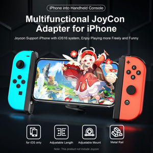 IINE JoyCon Adapter Adjustable Mount for IPhone
