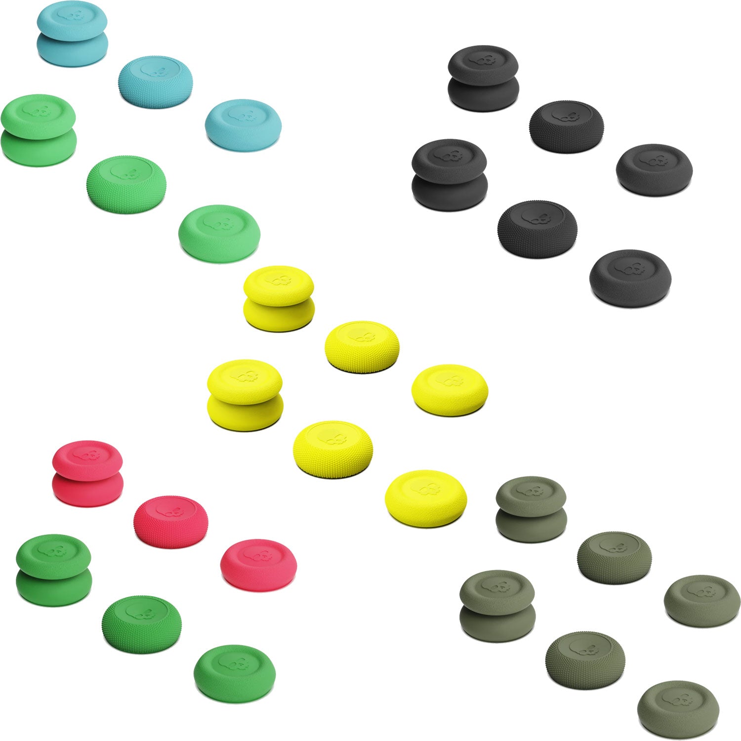Skull & Co Thumb Grips Set for Nintendo Switch Pro Controller / PS4 Controller