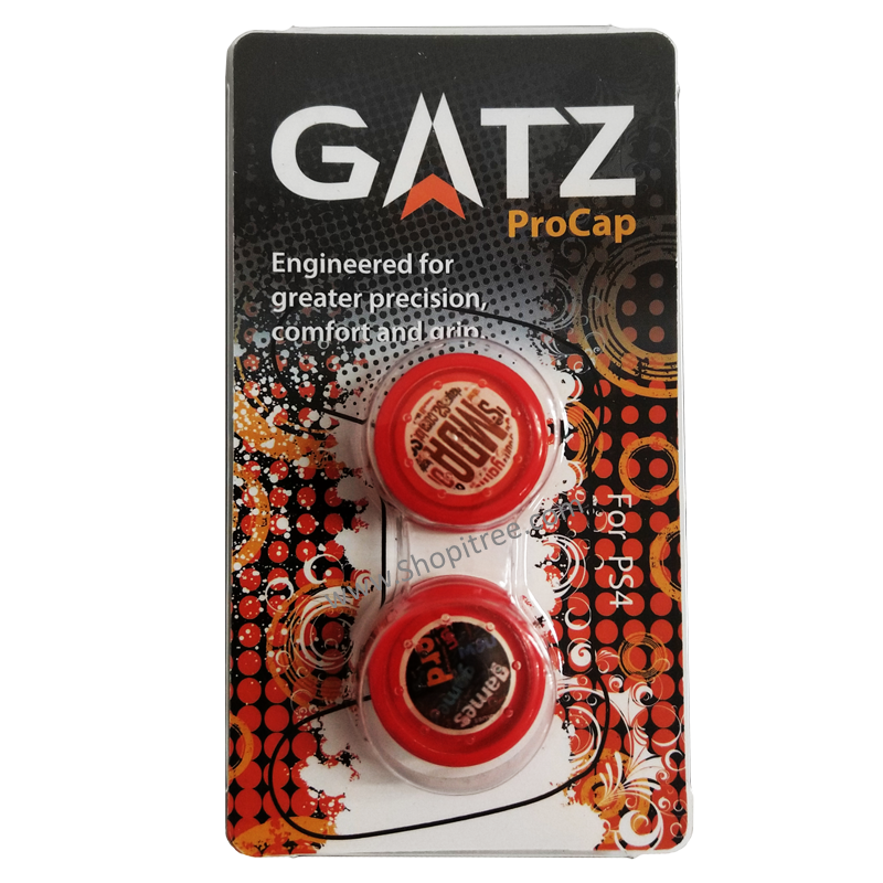 Gatz Analog Cap for PS4 - Red