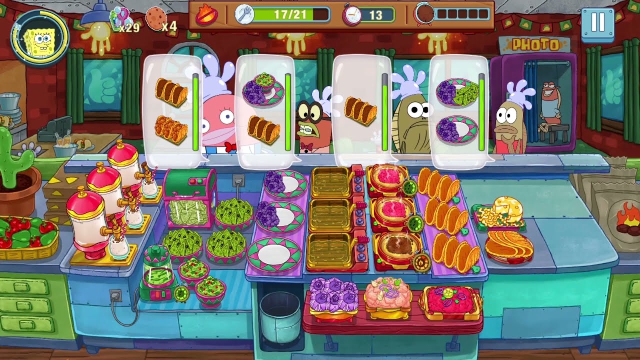 Nintendo Switch Spongebob Squarepants Krusty Cook-Off - Extra Krusty Edition