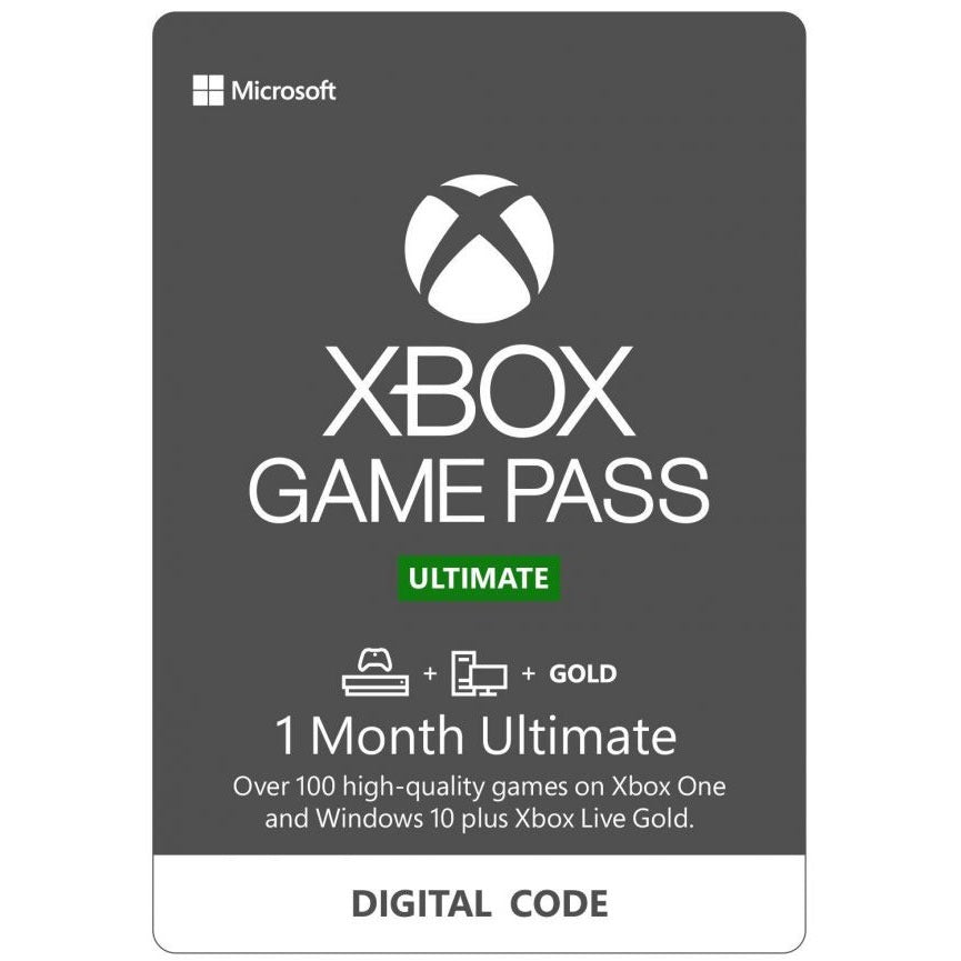 Game Pass Ultimate 1 Month For XBox Live (Digital Code)