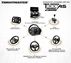 Thrustmaster T300RS GT Edition Steering Wheel + Pedal with TH8A Add-On Gearbox Shifter