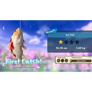 Nintendo Switch Fishing Star! World Tour (Reel Fishing Game + Rod Bundle)